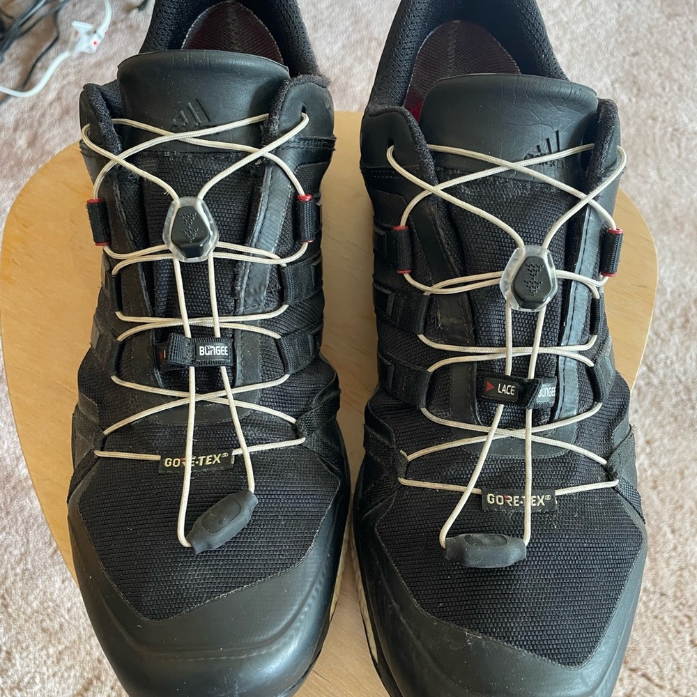 Adidas Terrex Black and White Athletic Shoes - Picture 2 of 7